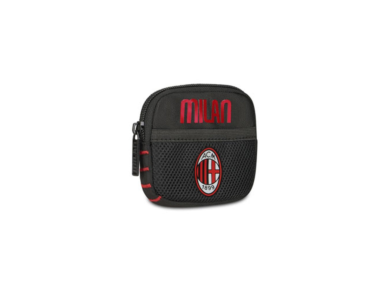 Portamonete con moschettone Milan rossoneri connection