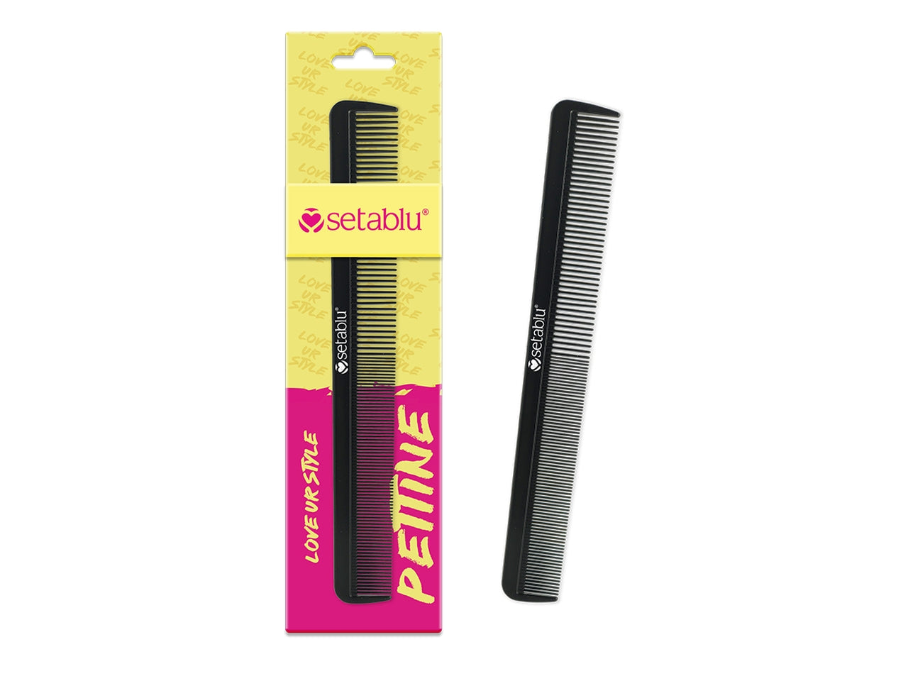 Pettine da barbiere nero $