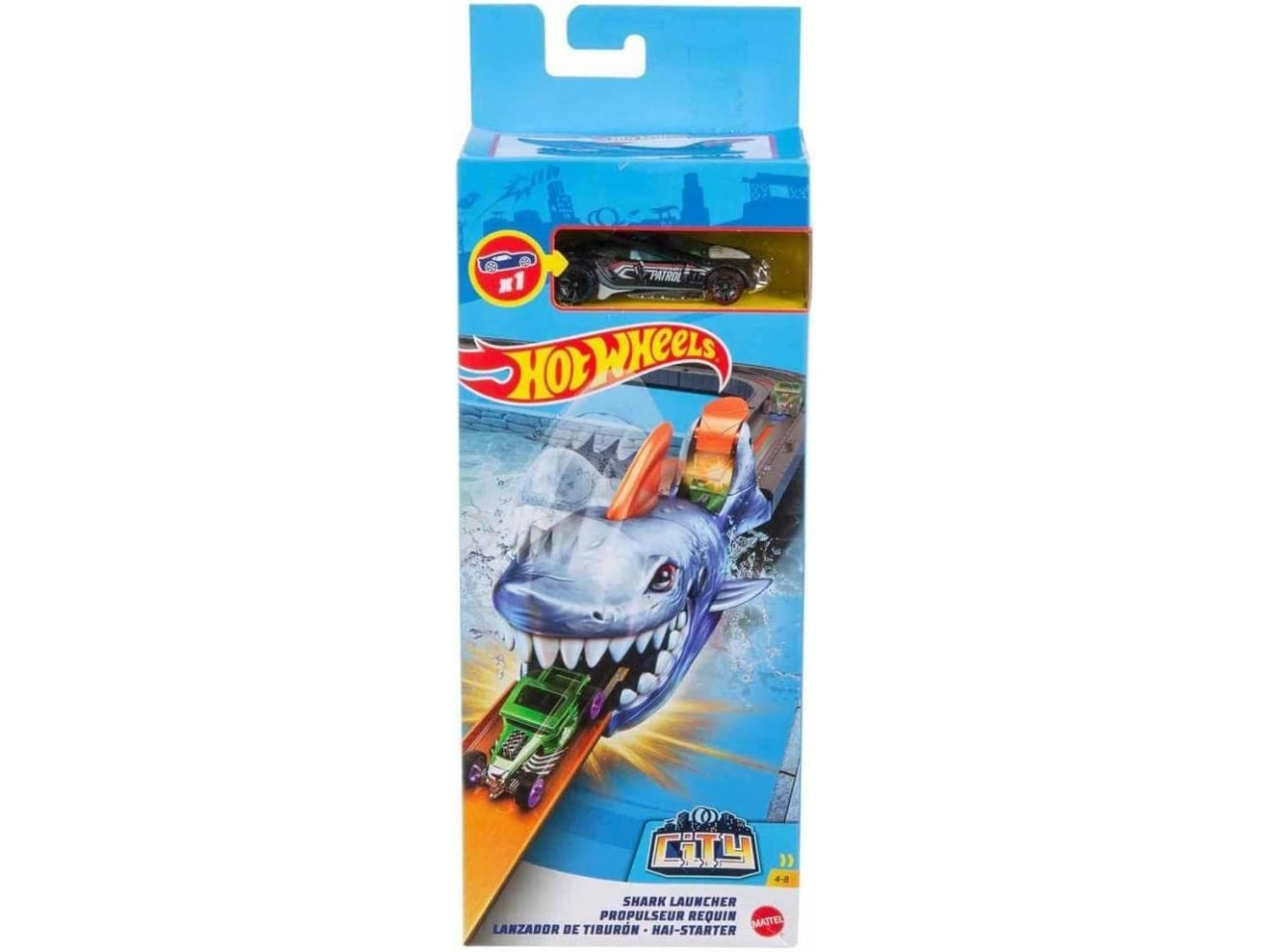 Hot Wheels city nemesis launcher assortiti