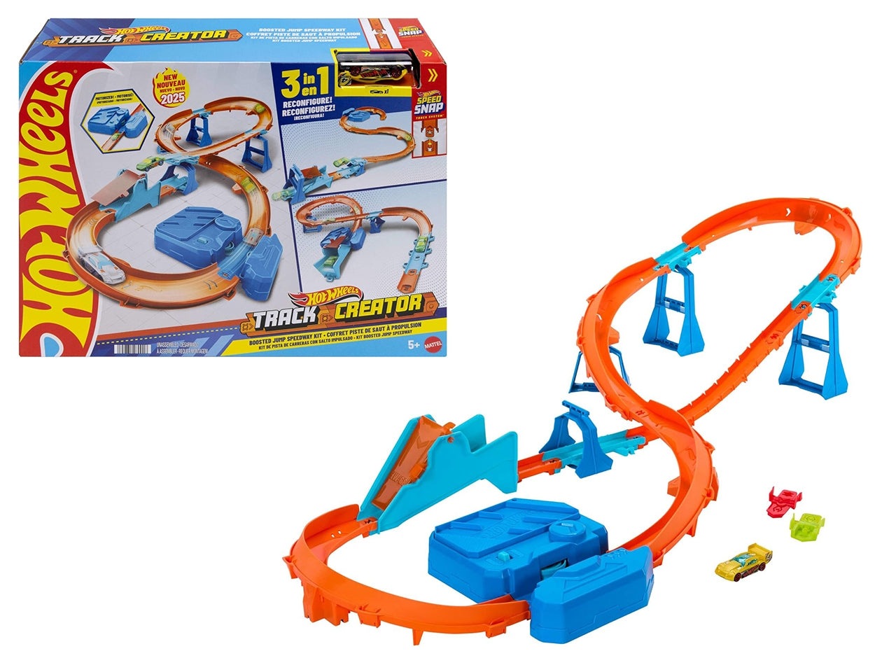 Hot Wheels track creator boosted jump speedway