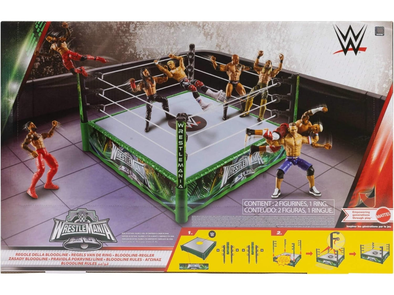 Wrestling bloodline rules playset