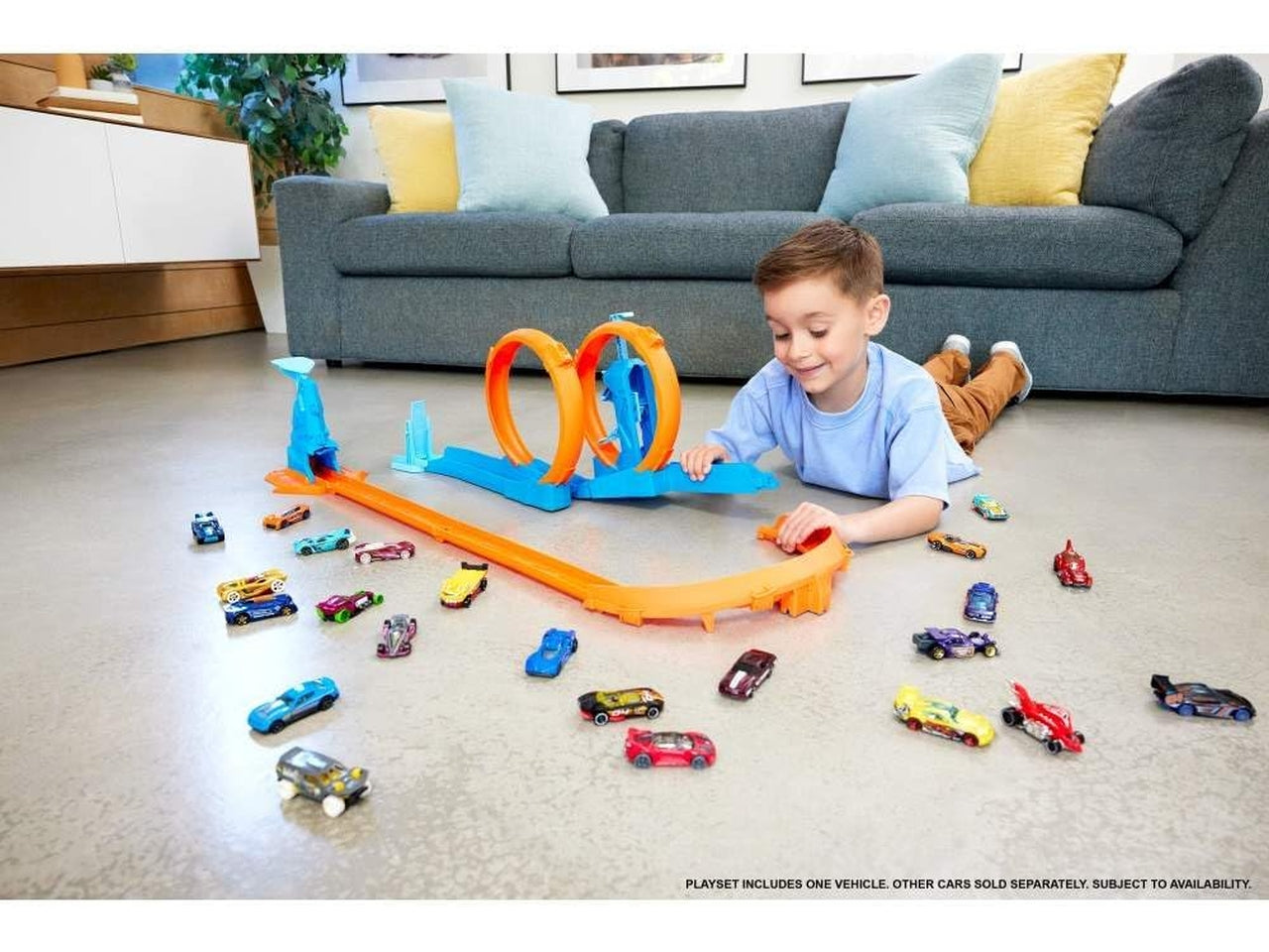 Hot Wheels track creator triple loop speed kit