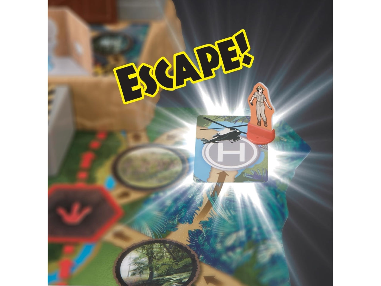 Jurassic world t-rex panic games