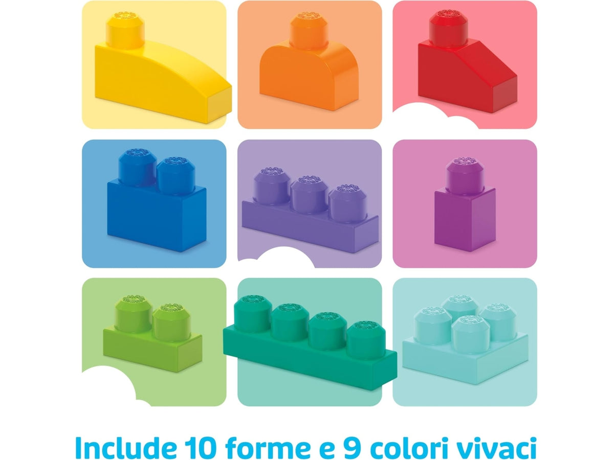 Mega block big building bag 80 pz