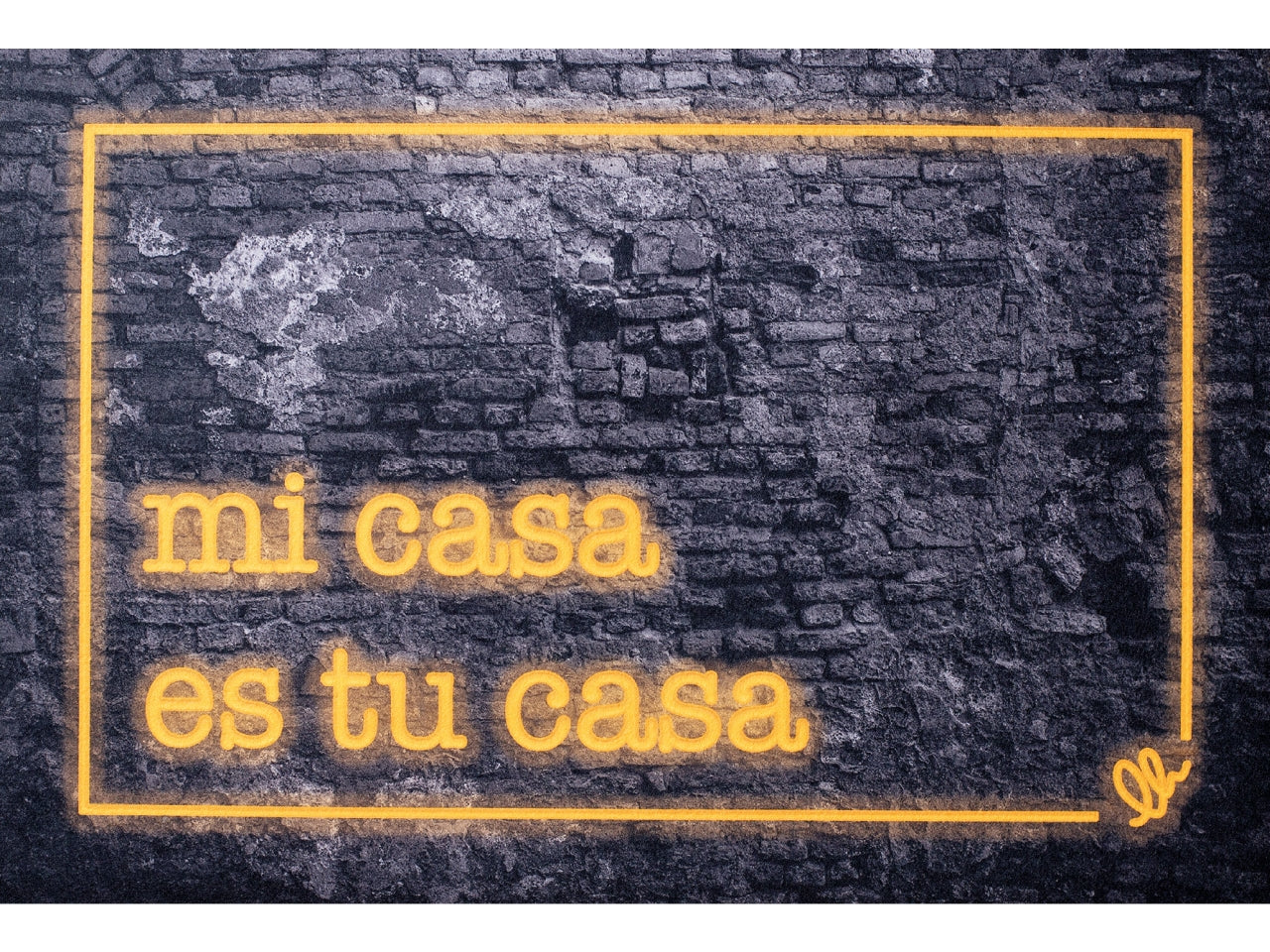 Zerbino neon 40x60cm