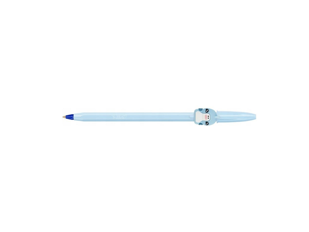 Penna crstl figurine blu set da 2 penne