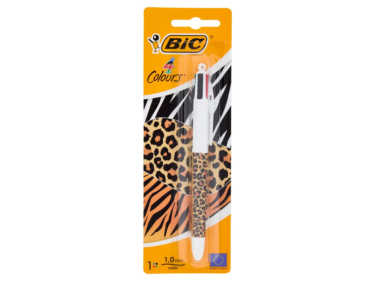 Penna 4 colori animalier