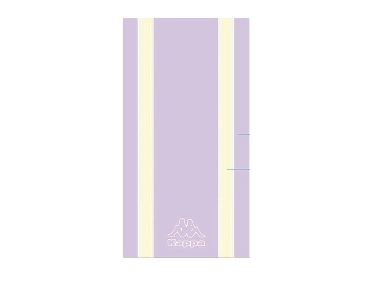 Kappa telo mare velour 86x160cm stripes lilla
