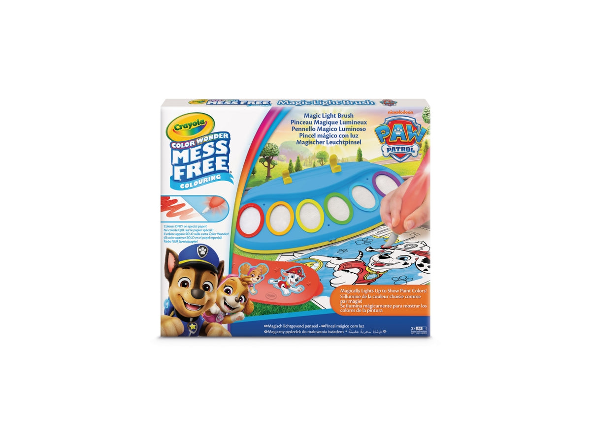 Color wonder magic light up brush - paw patrol