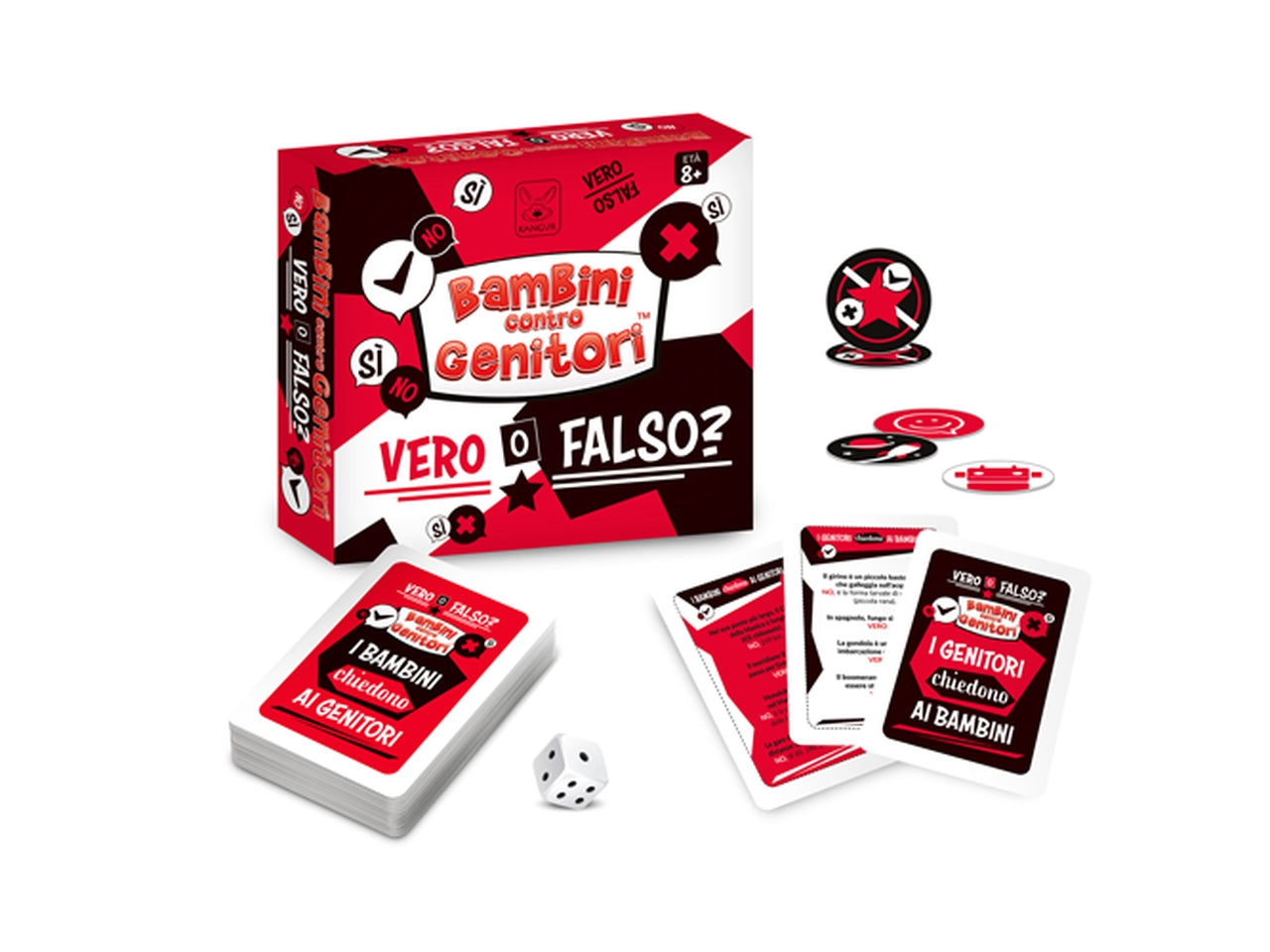 Gioco da tavolo Bambini contro genitori: vero o falso?