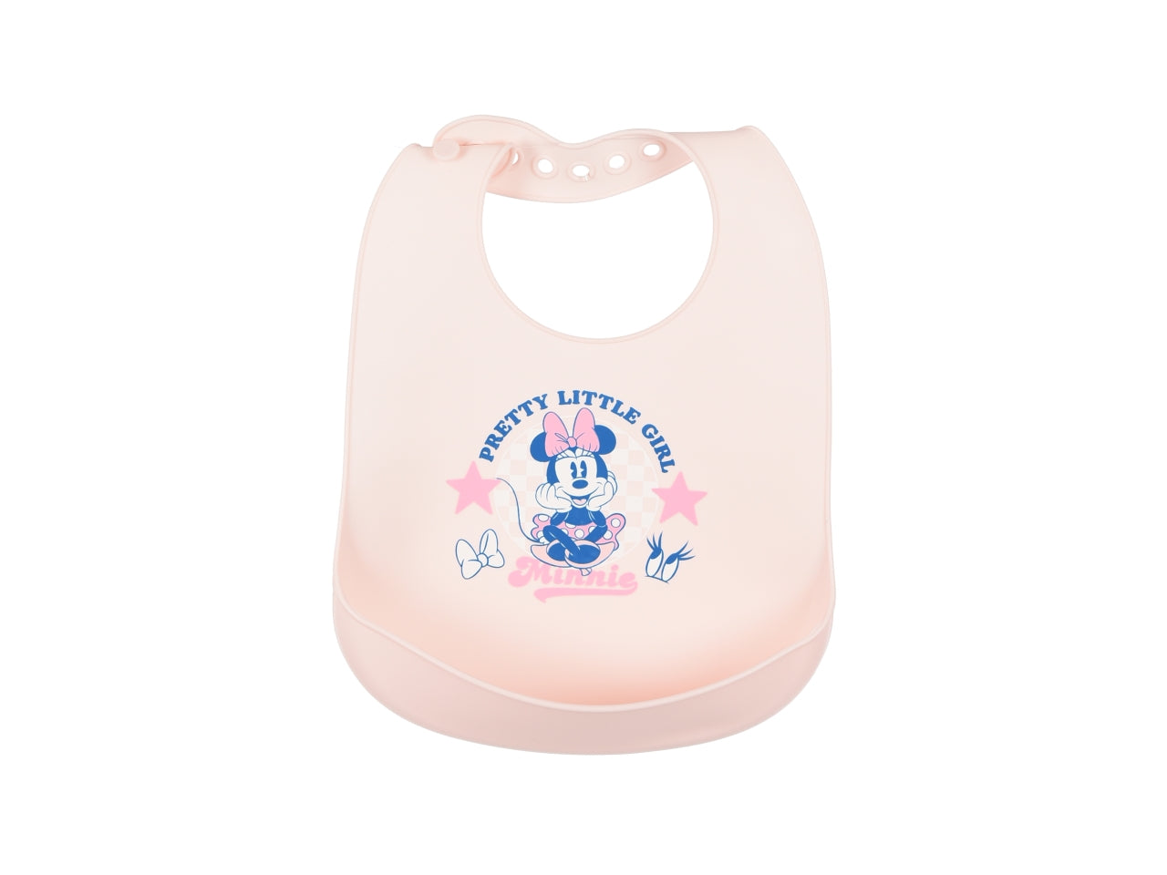 Minnie bavette 30x23cm silicone