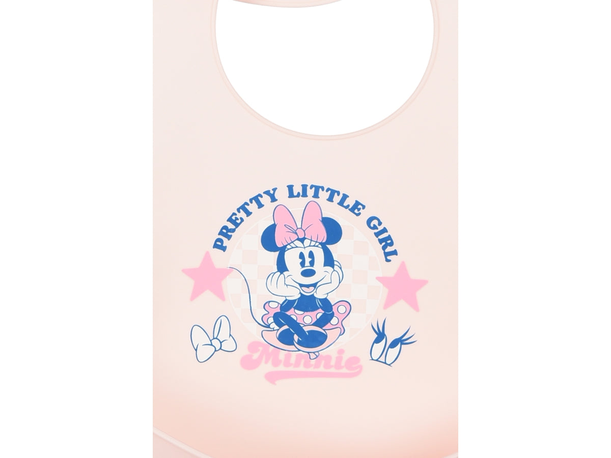 Minnie bavette 30x23cm silicone