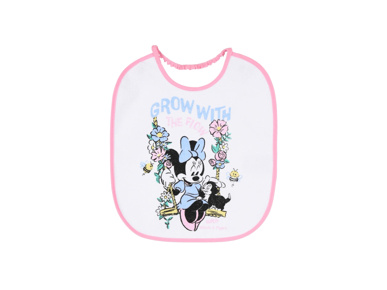 Minnie set 3pz bavaglino+nappe+sacca