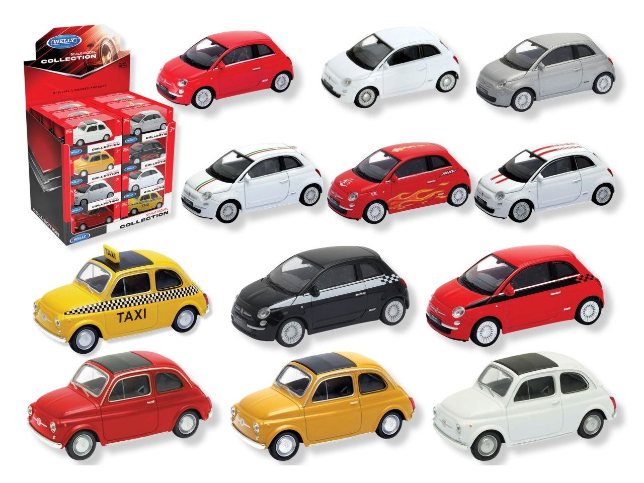 Auto fiat 500 scala 1:43 collezione