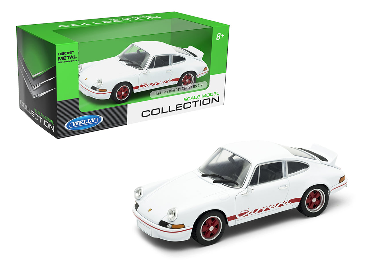 Auto  porsche 911 carrera rs 2.7 scala 1:24