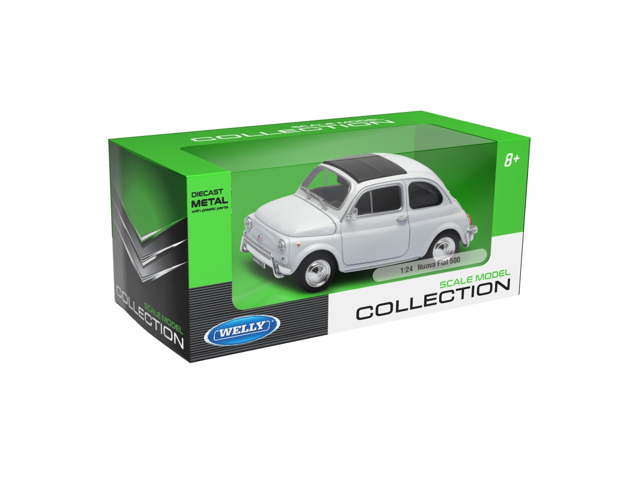 Auto fiat 500 scala 1:24