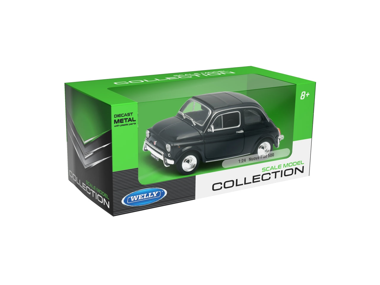 Auto fiat 500 scala 1:24