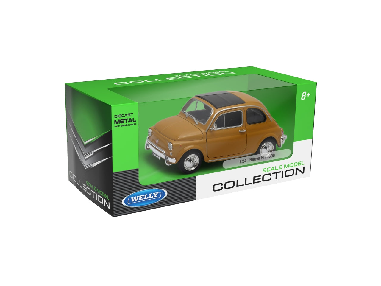 Auto fiat 500 scala 1:24