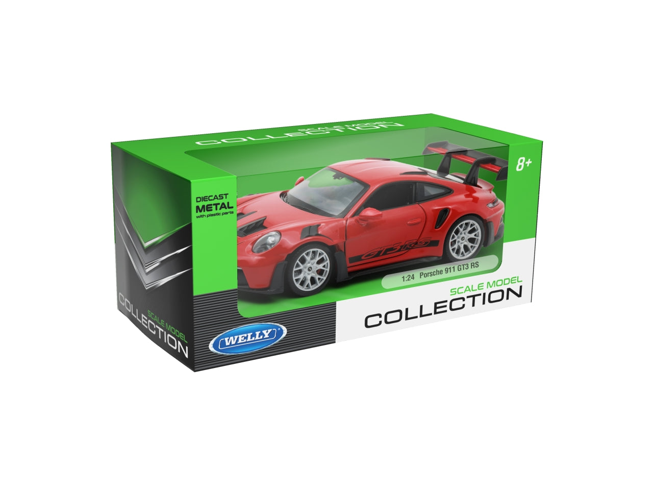 Auto porsche 911 gt3 rs (992) scala 1:24
