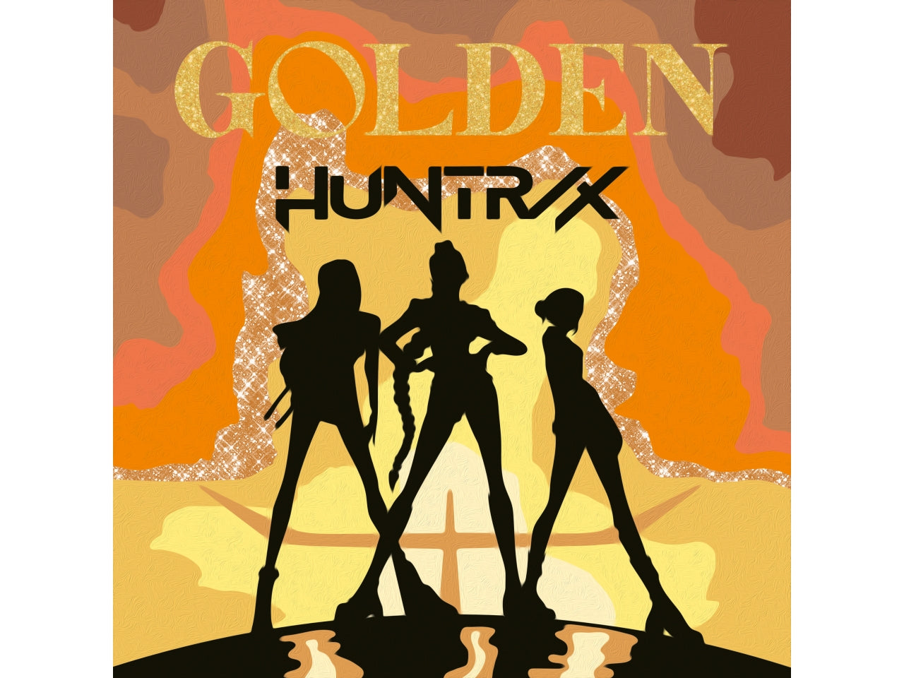 Creart serie trend square - k-pop demonÂ hunters: golden