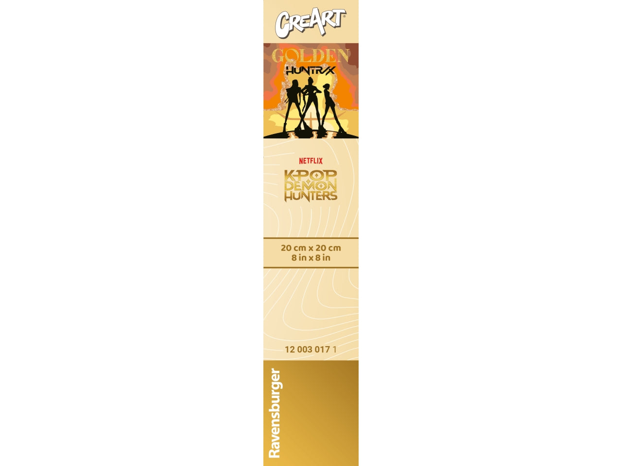 Creart serie trend square - k-pop demonÂ hunters: golden