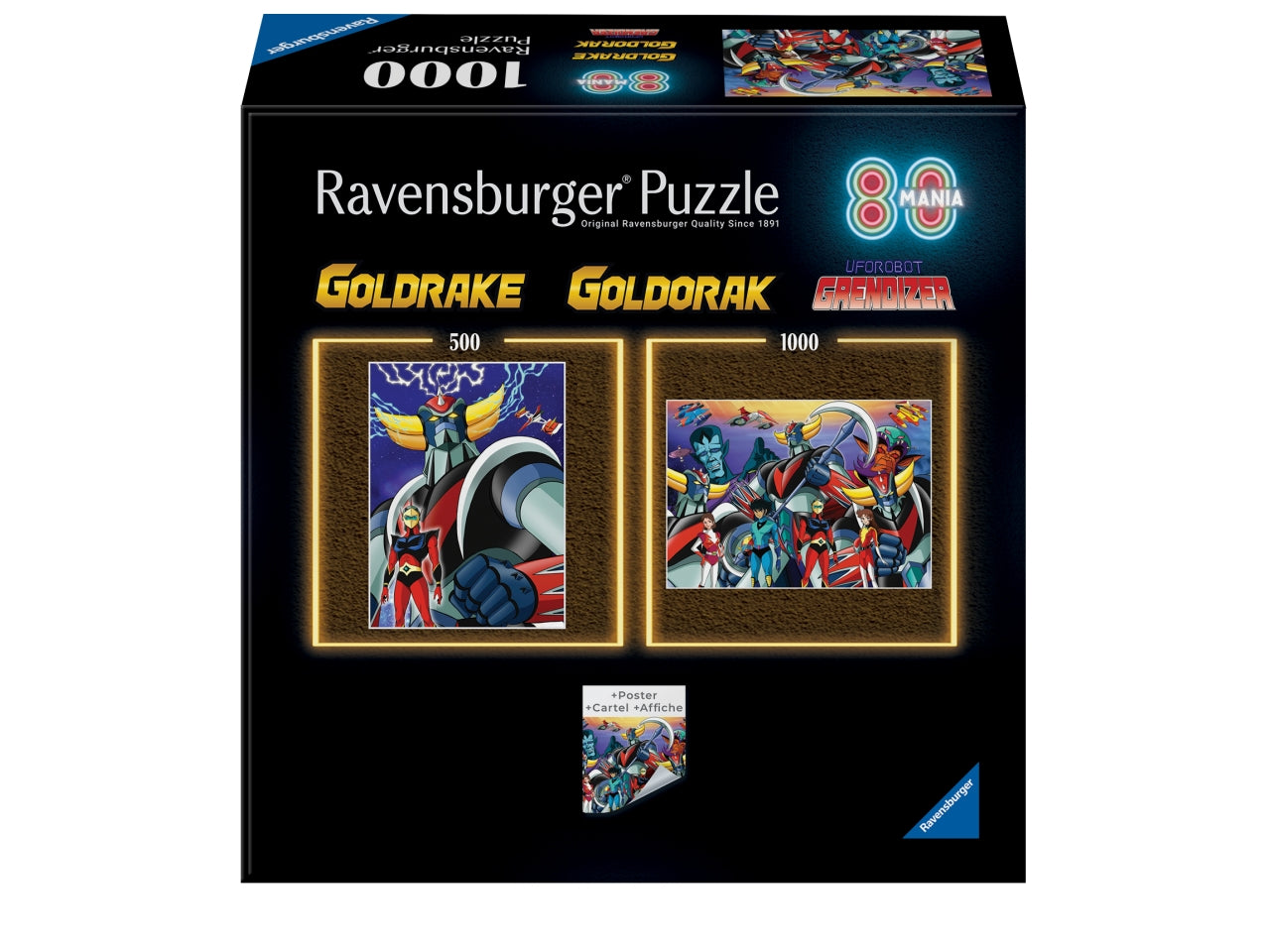 Puzzle Goldrake 80s mania: 1000 pc