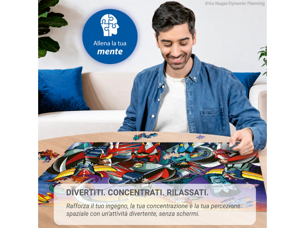 Puzzle Goldrake 80s mania: 1000 pc