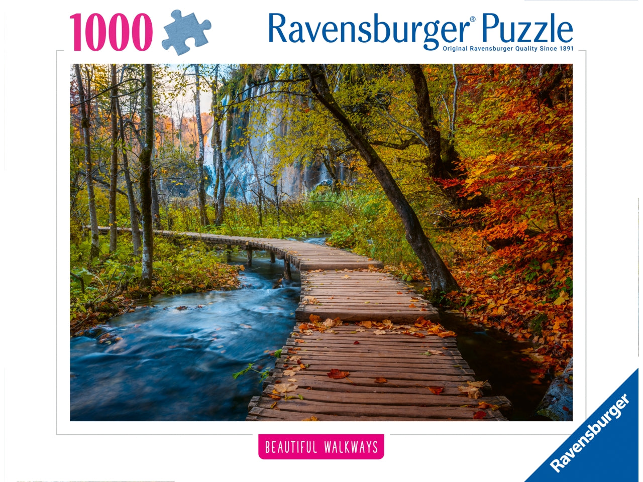 Puzzle Sentiero nel bosco autunnale 1000 pc