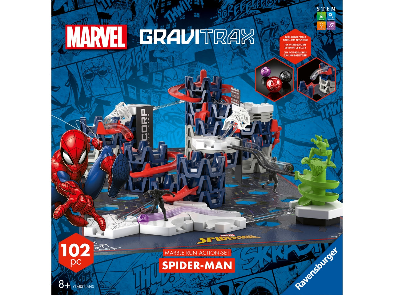 Gravitrax action set spiderman m