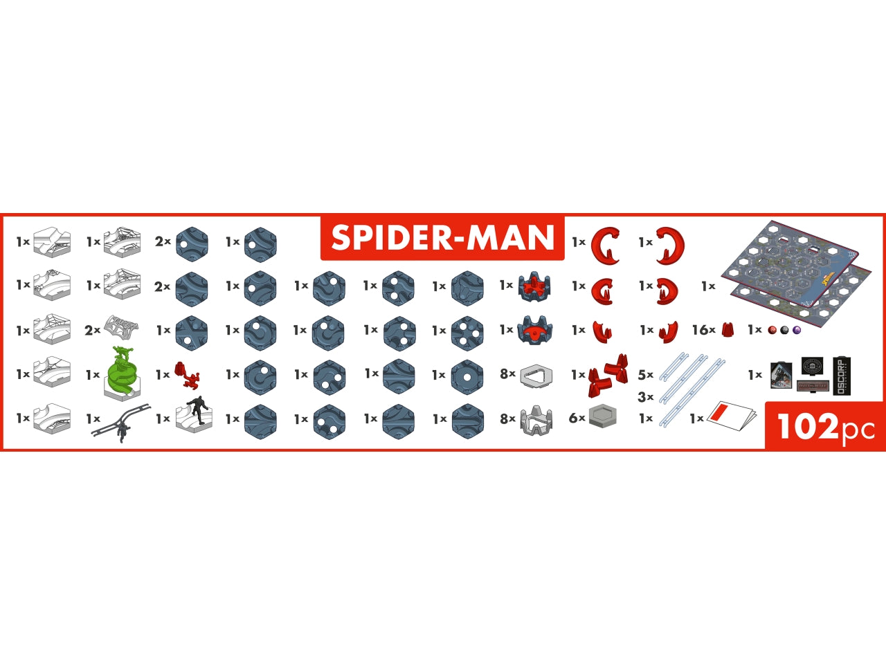 Gravitrax action set spiderman m