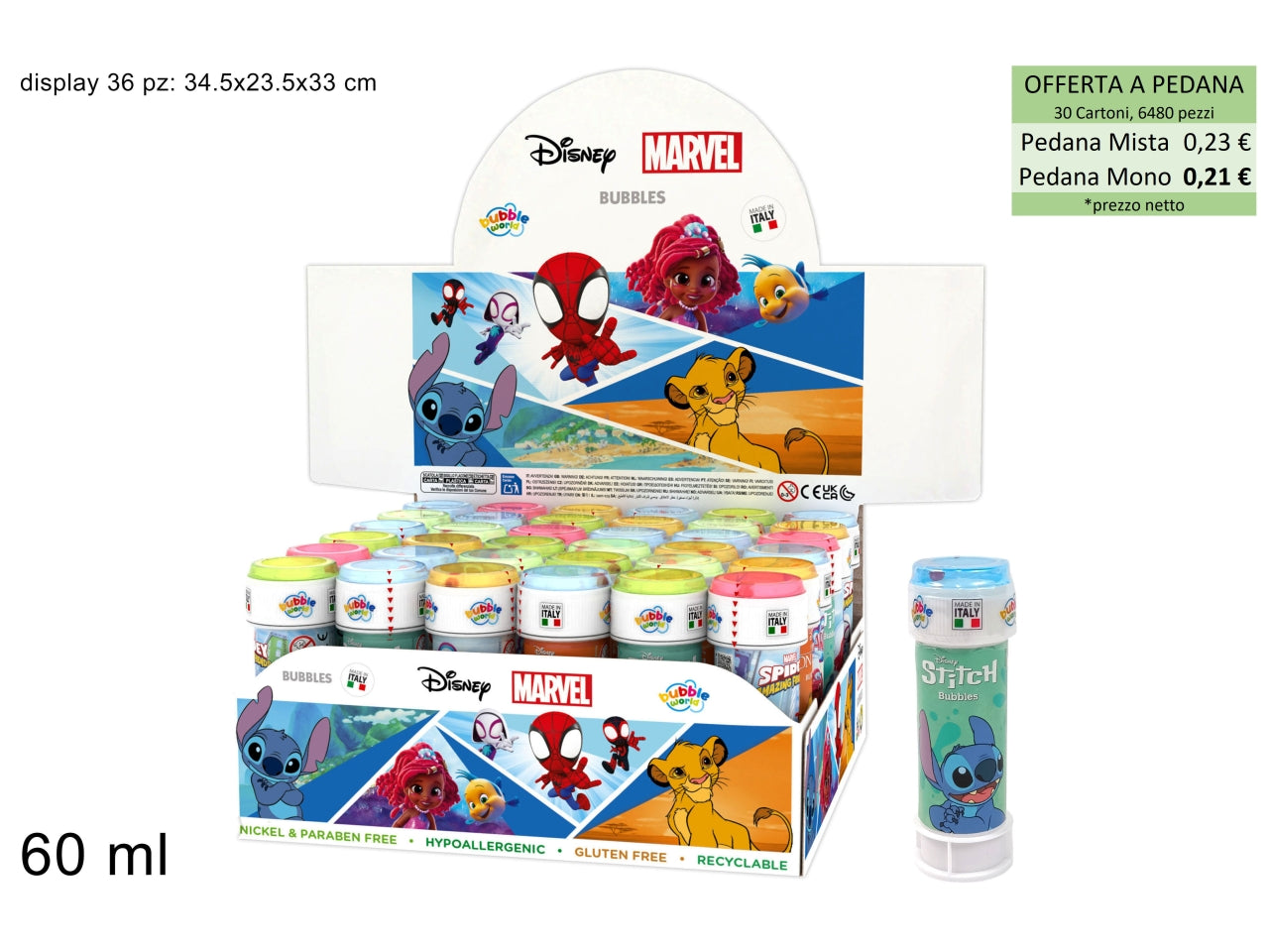Bolle di sapone  marvel