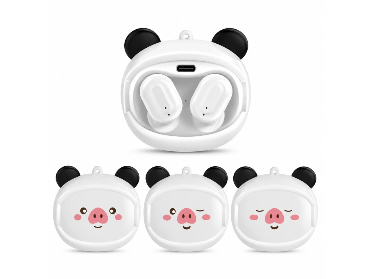 Cuffie bluetooth flipbuds con cordicella da collo in 6 modelli assortiti