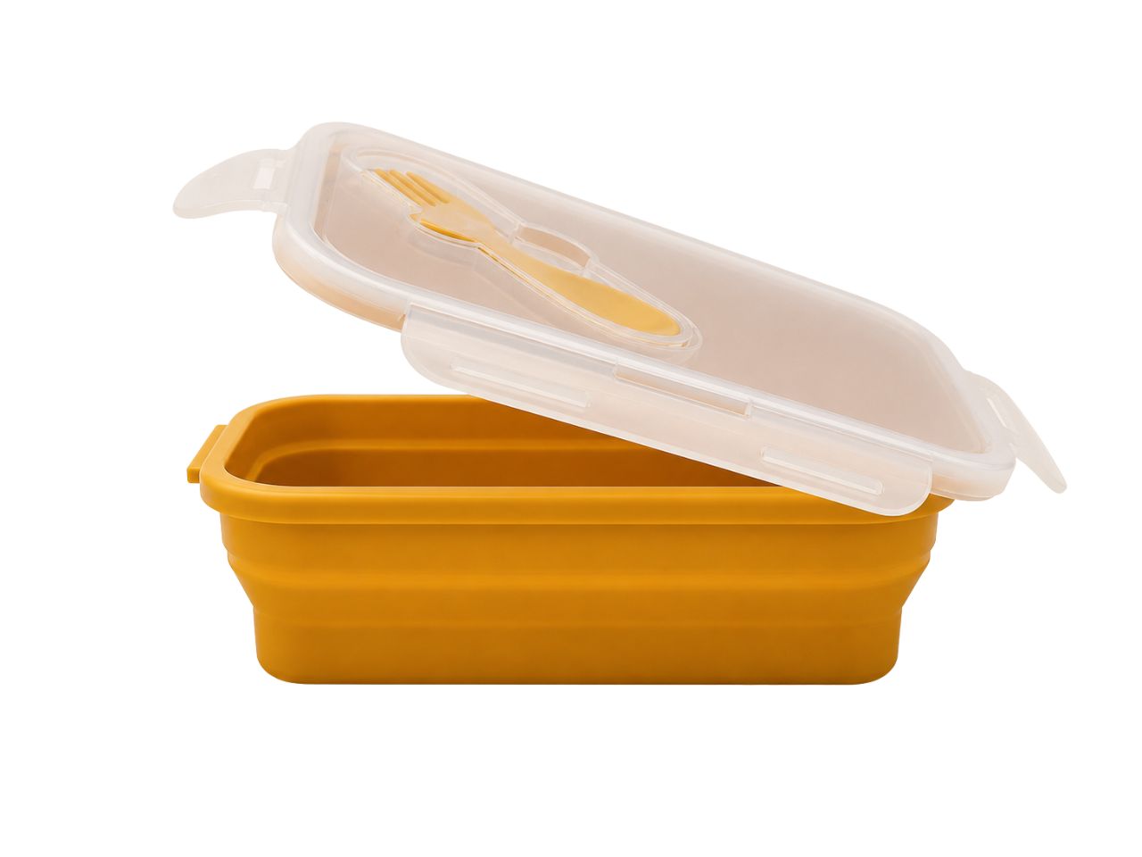 Lunch box silicone pieghevole