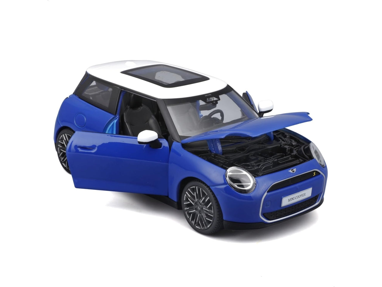 2024 mini cooper se (j01)  scala1:24 blue
