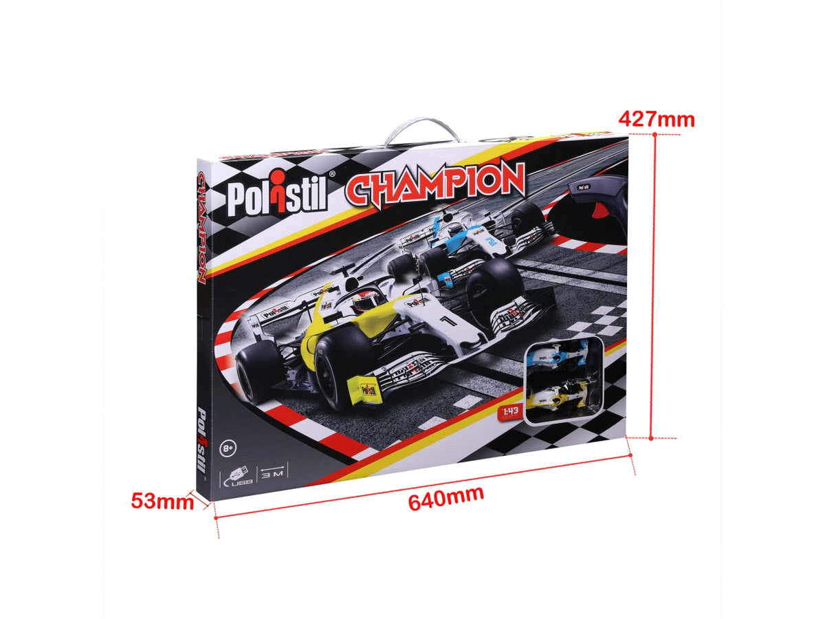 Auto Polistil slot car set