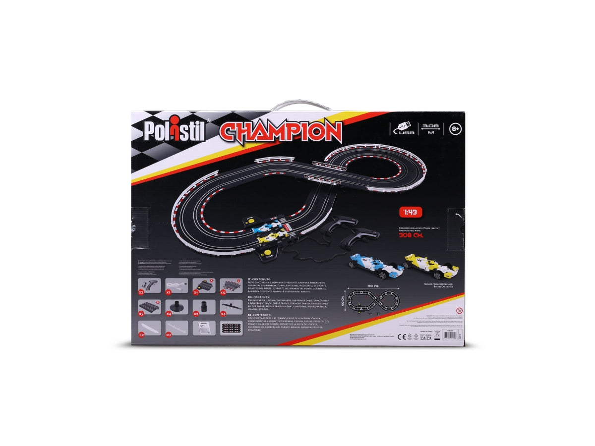 Auto Polistil slot car set