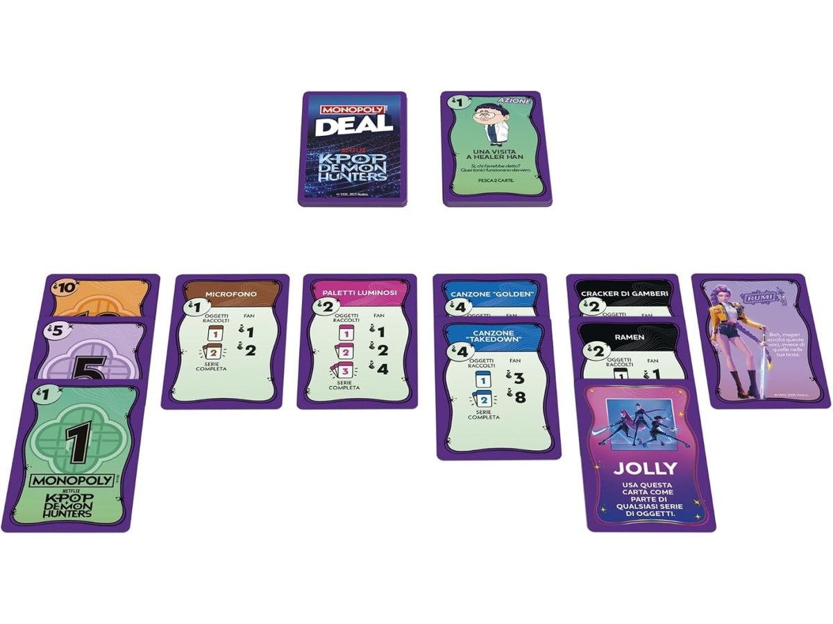 Monopoly Deal kpop Demon Hunters