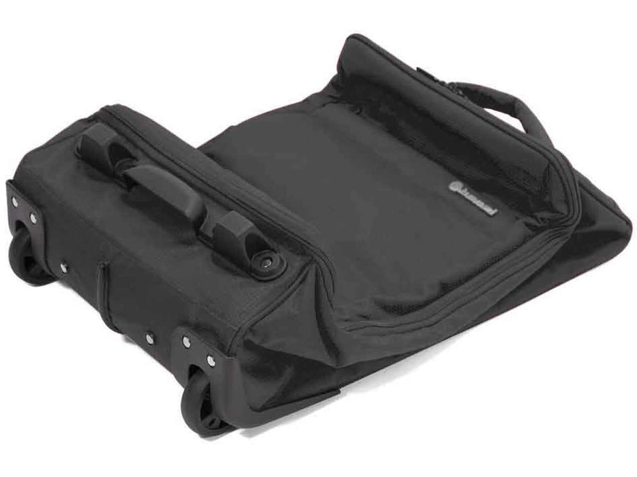 Trolley pieghevole con 2 ruote nero