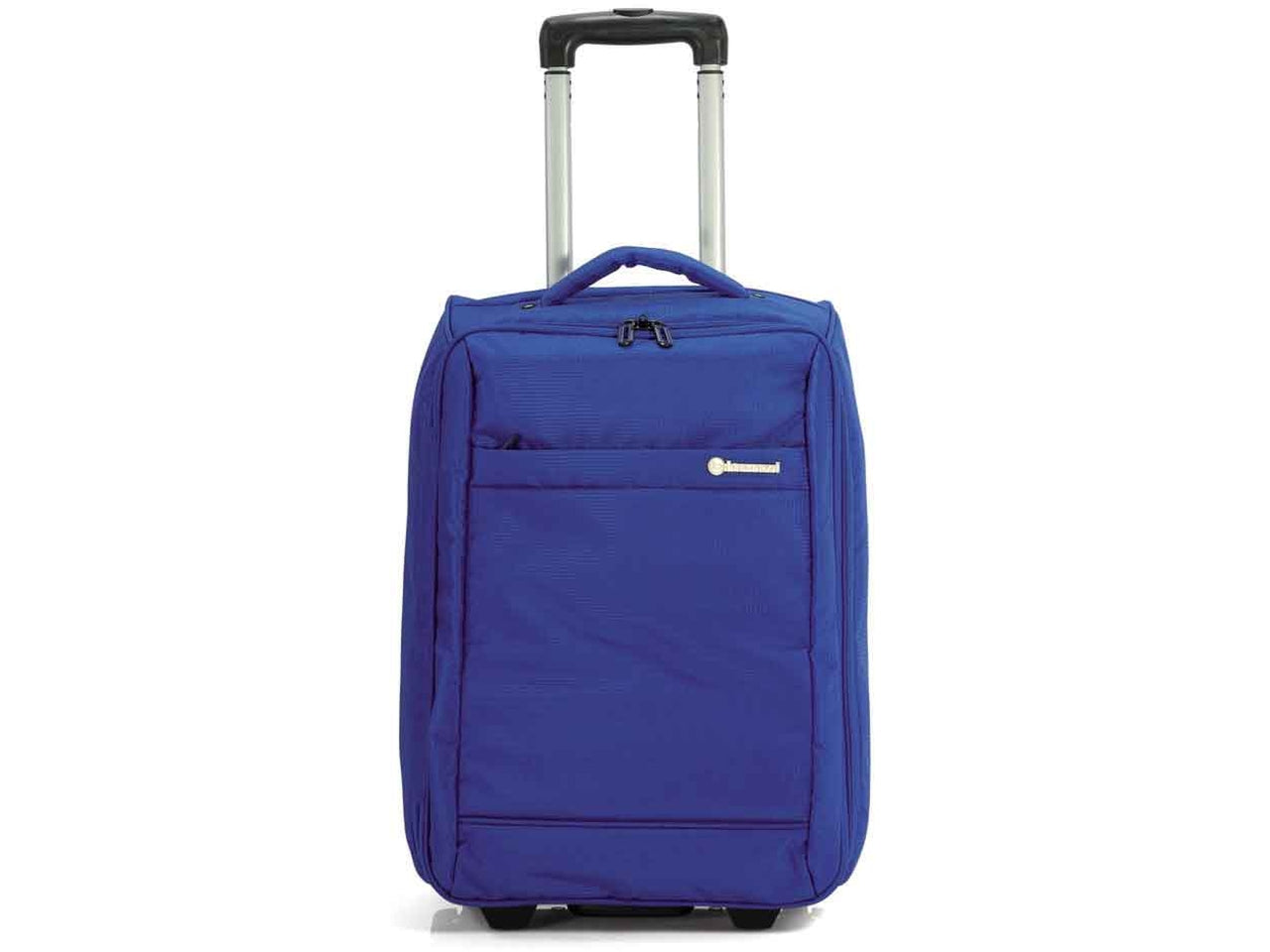 Trolley pieghevole con 2 ruote blu