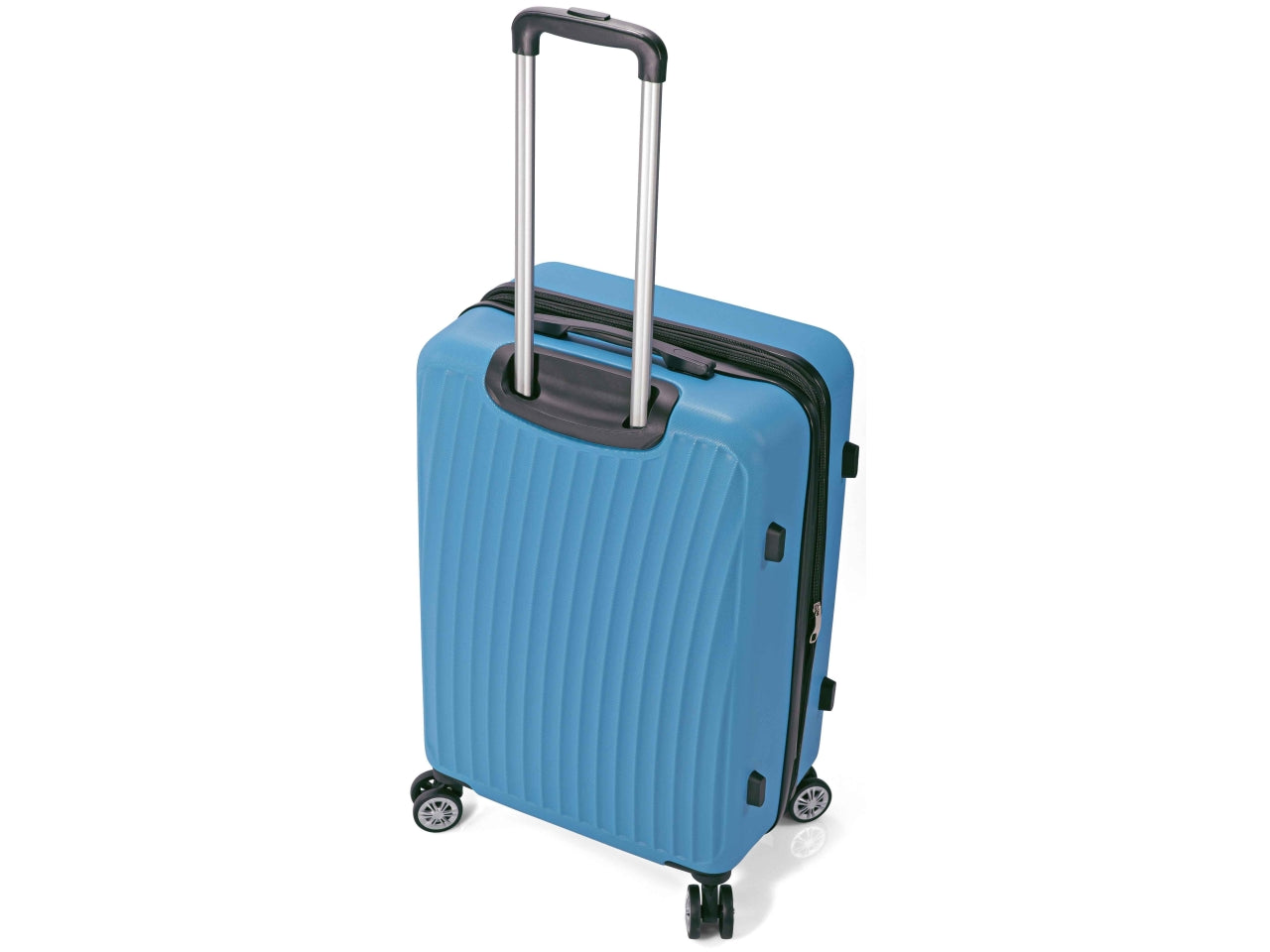 Trolley in abs con 4 ruote doppie espandibile set da 3 trolley