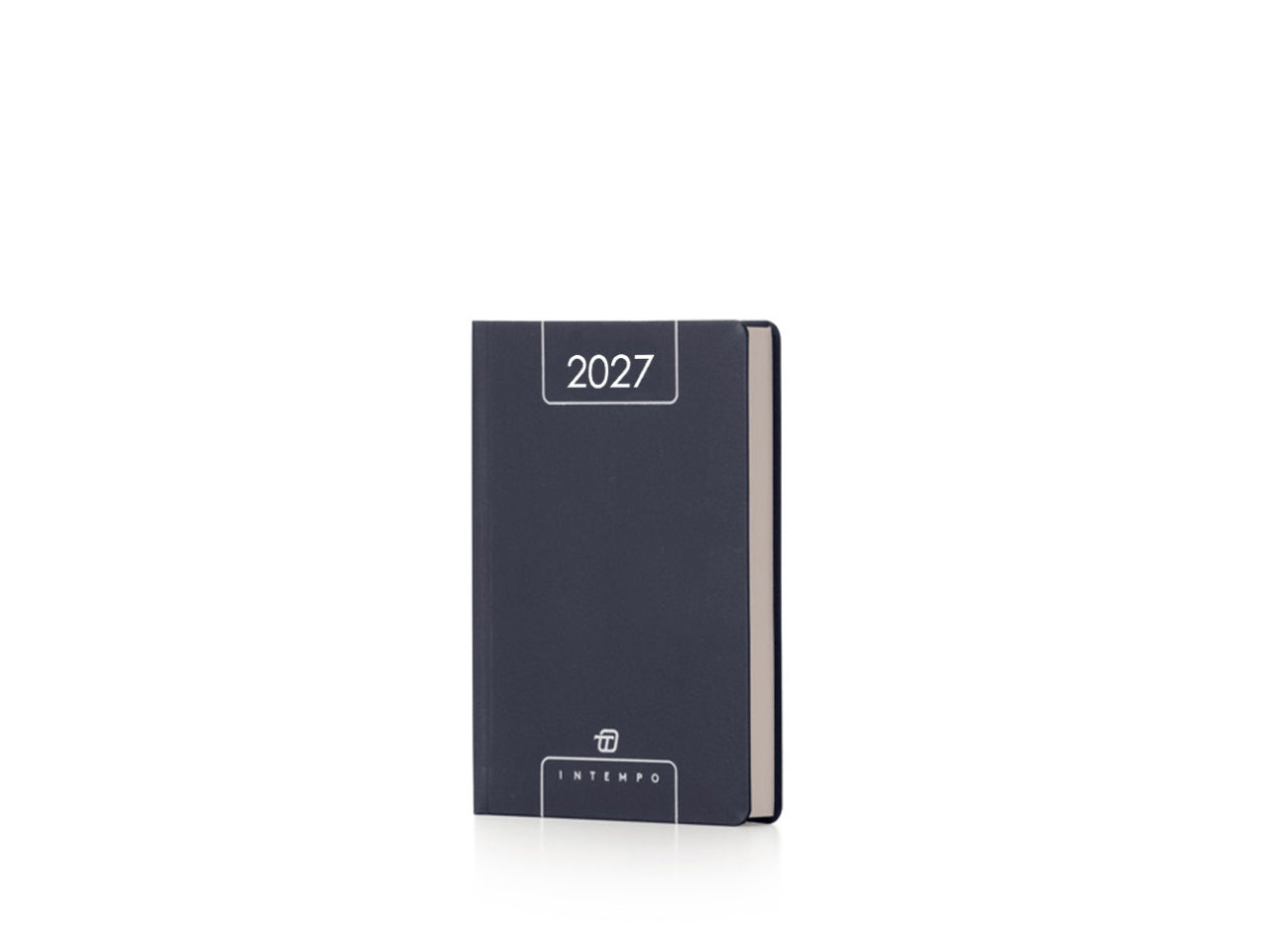 Agenda Alfa 2027 giornaliera 15x21cm in papercoat blu