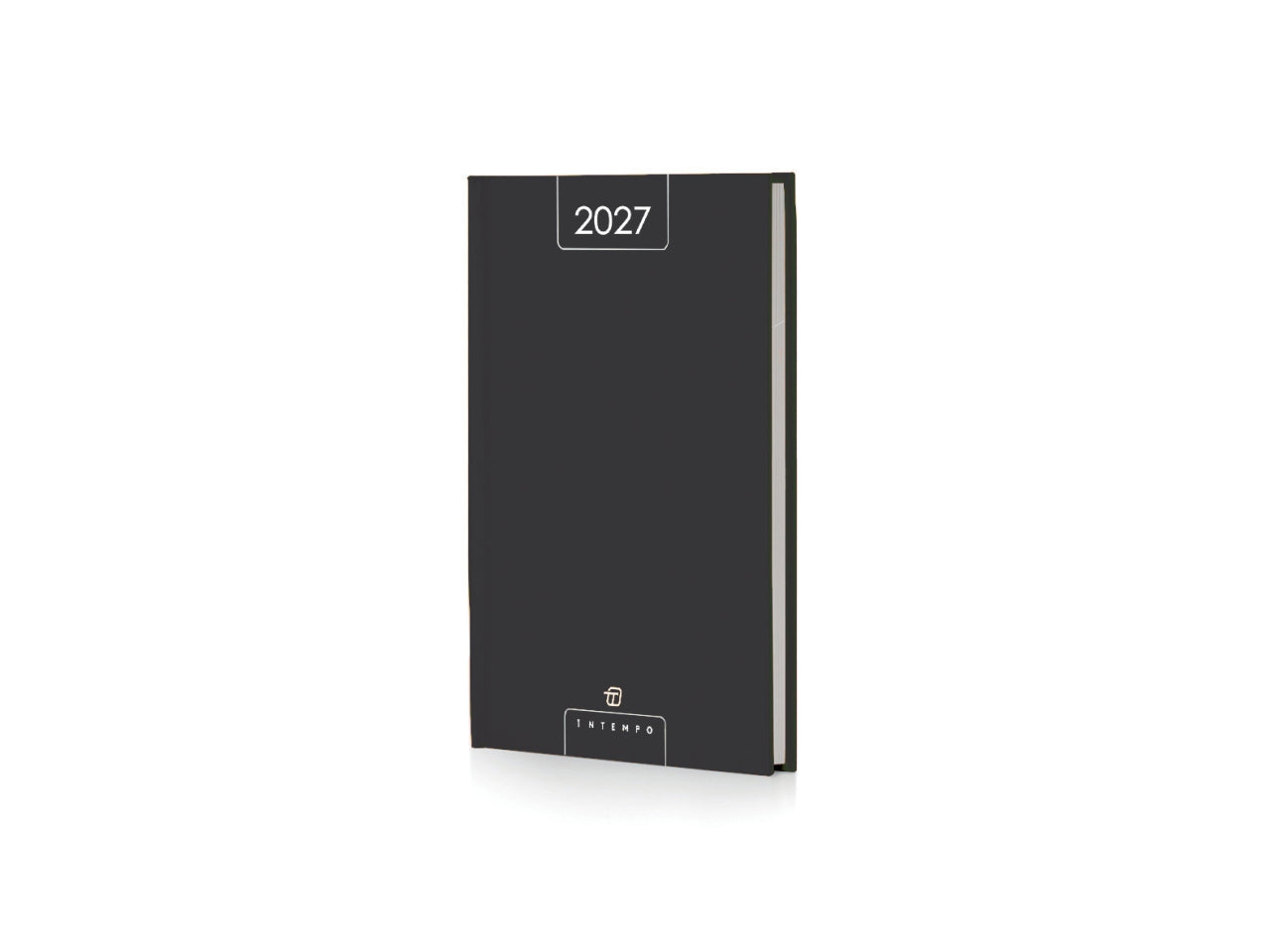 Agenda Alfa 2027 settimanale 17x24cm in papercoat nero