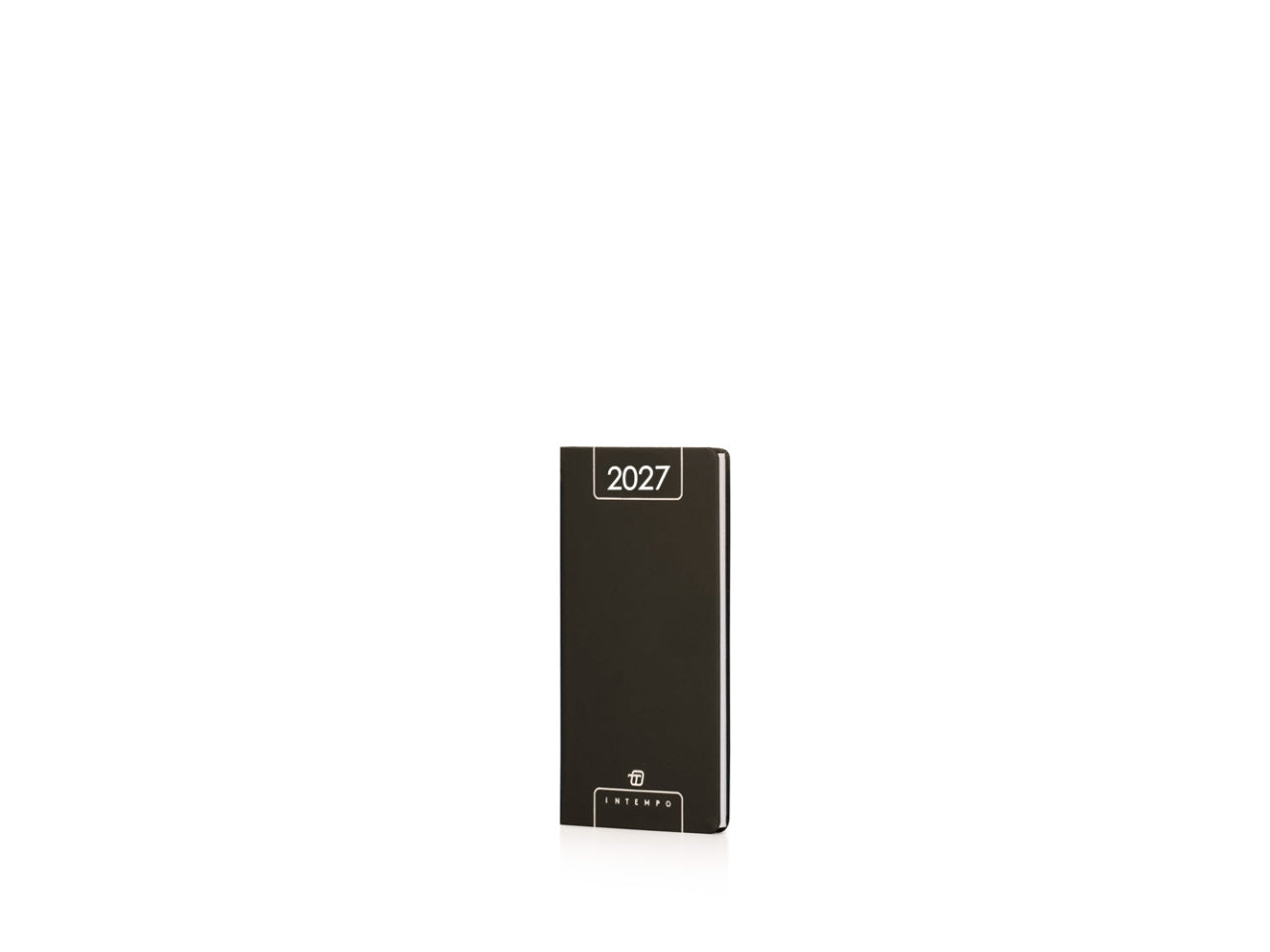 Agenda Alfa 2027 settimanale tascabile 8x15cm in papercoat nero