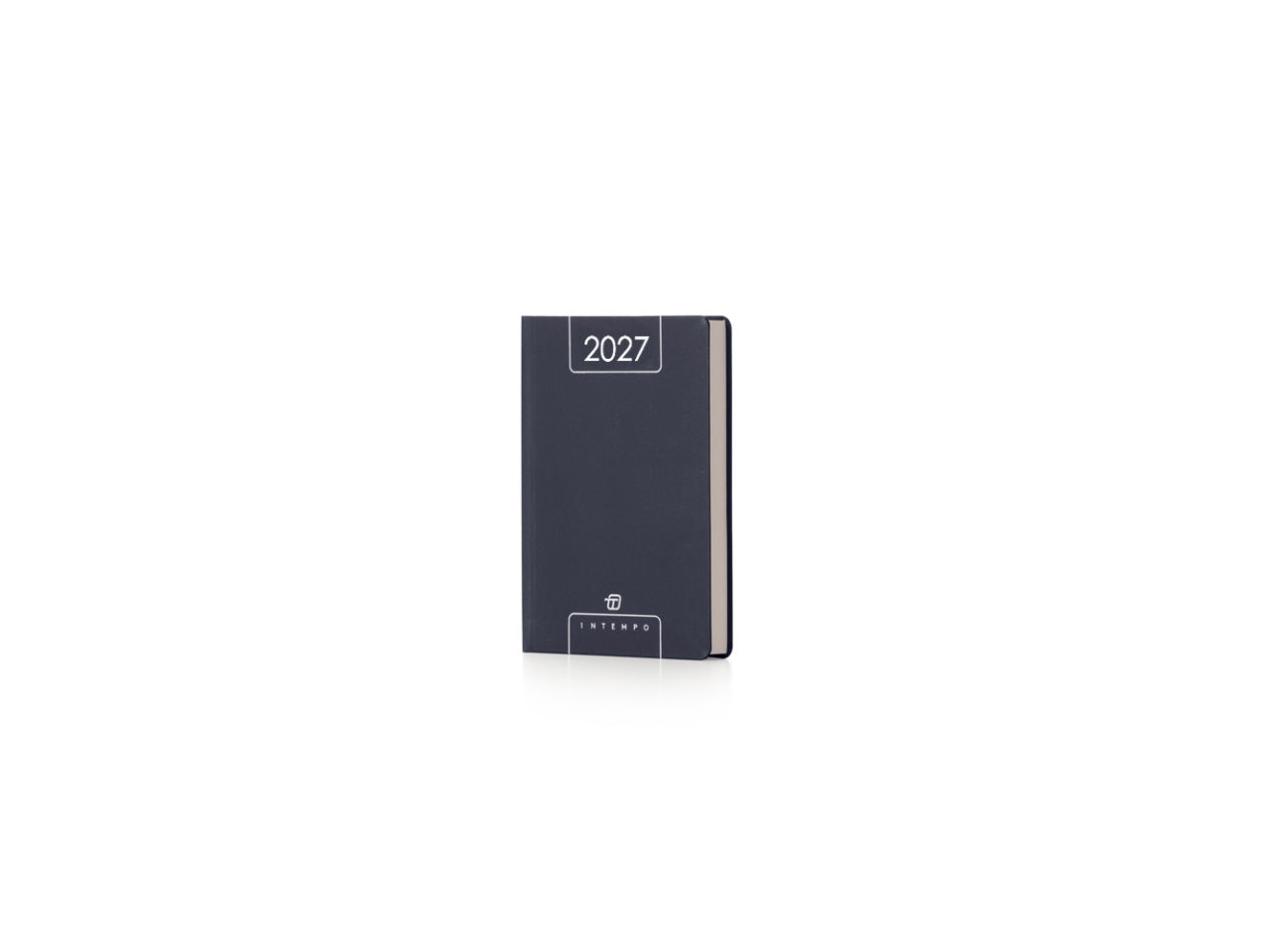 Agenda Alfa 2027 bigiornaliera 7x14cm in papercoat blu