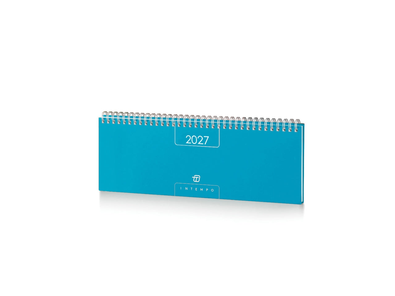 Planning Alfa 2027 settimanale 30x10cm in papercoat azzurra