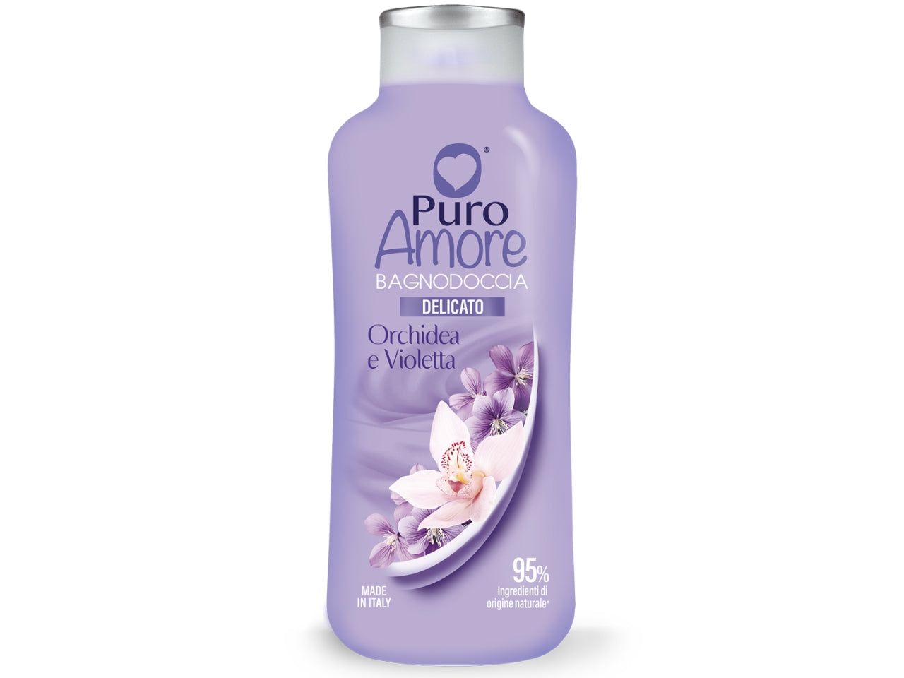 Puro Amore bagno doccia 650ml orchidea e violetta $