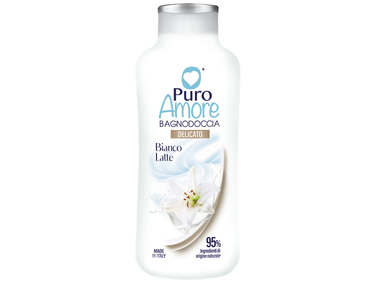 Puro Amore bagno doccia 650ml bianco latte $