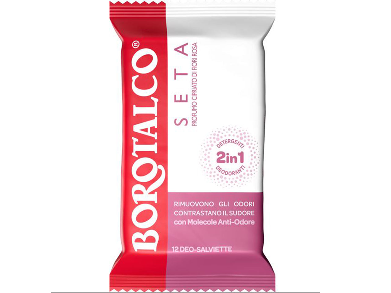 Borotalco deo salviette seta set da 10 salviette