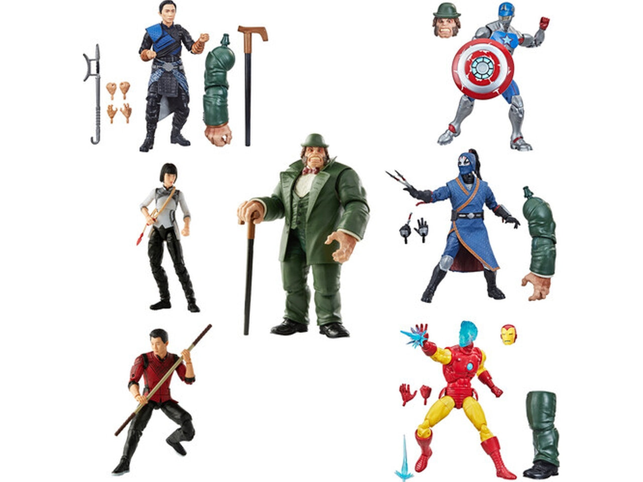 Marvel shang chi civil warrior action figure da collezione
