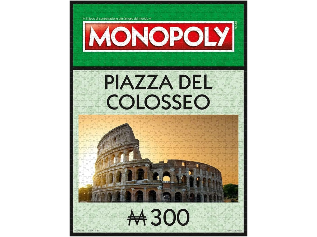 Monopoly puzzle roma gioco da tavolo